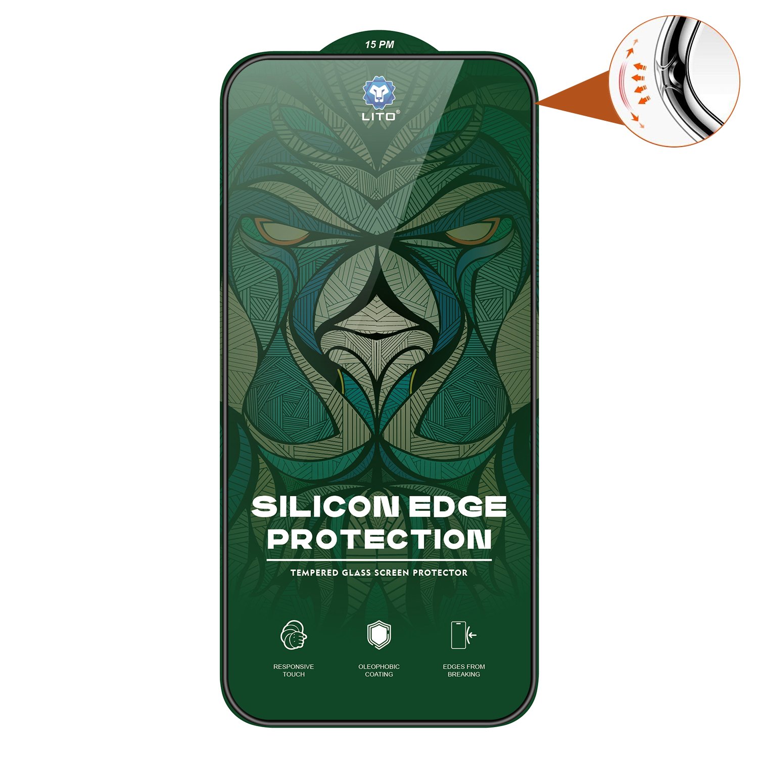 SILIICON EDGE CLEAR GLASS